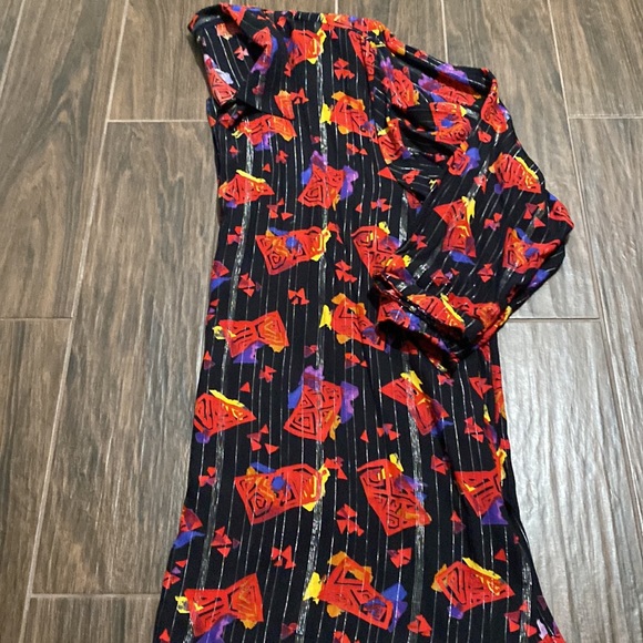 COPY - Vintage Cherry Creek button up black and red patterned blouse - Picture 6 of 10